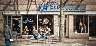 Wired Cafe and Gallery. Bethlehem Pennsylvania